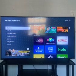 BRAND NEW 50” INCH ONN ROKU TV