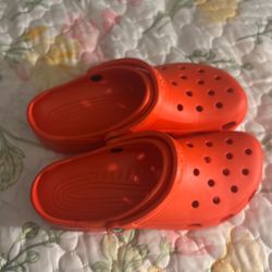 Red Crocs