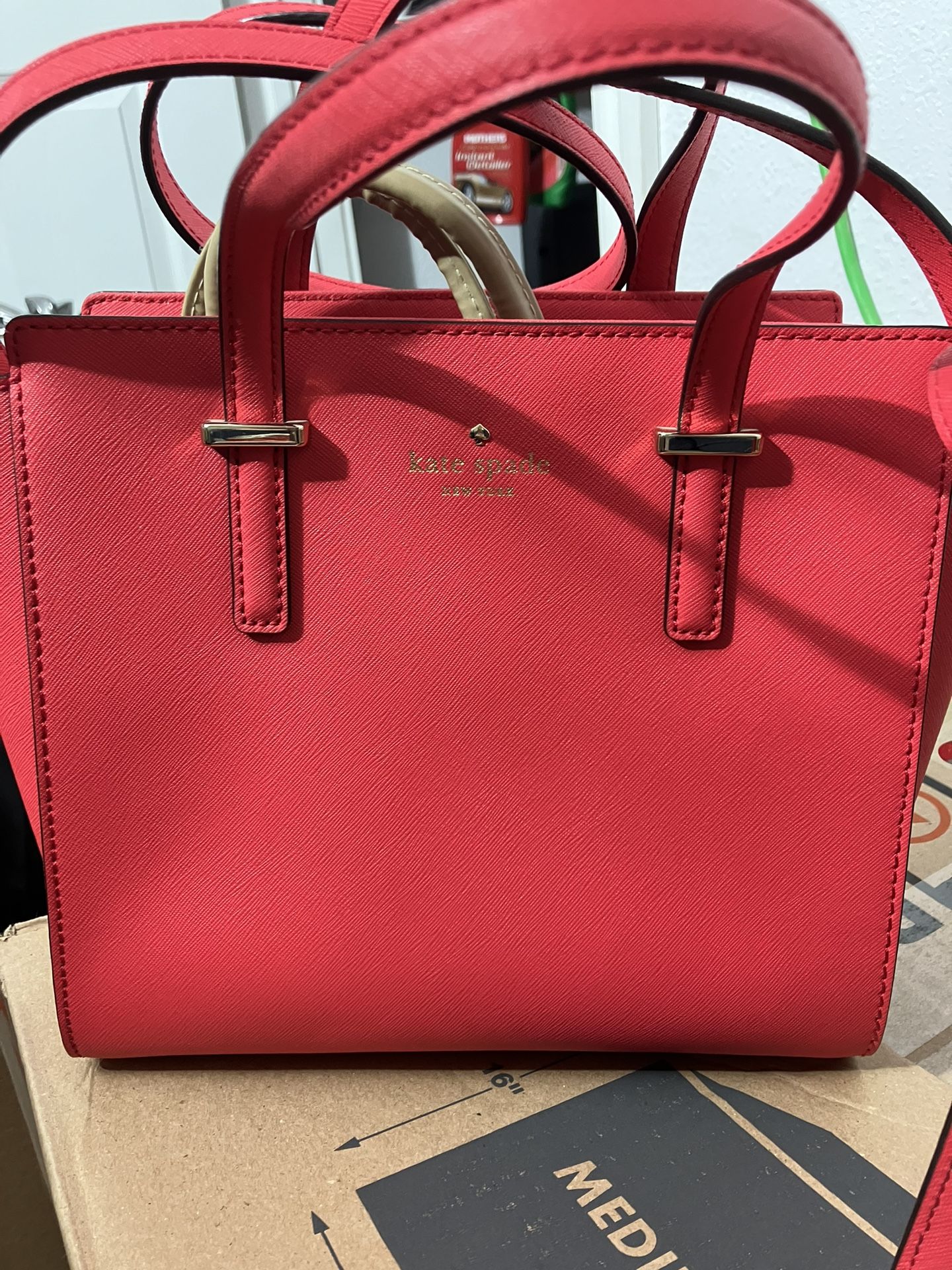 Kate Spade Red Tote / Purse 