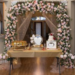 Flower wedding backdrop