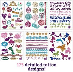Summer Fun!! Glitter Tattoo Kit for Girls! Thumbnail