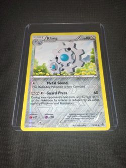 Like Mint 2011 Holo Pokemon - Klang Foil / Hologram Game Card 75/98