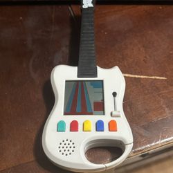 Guitar Hero Game Electronic Mini Handheld Travel Pocket Size Arcade Tested