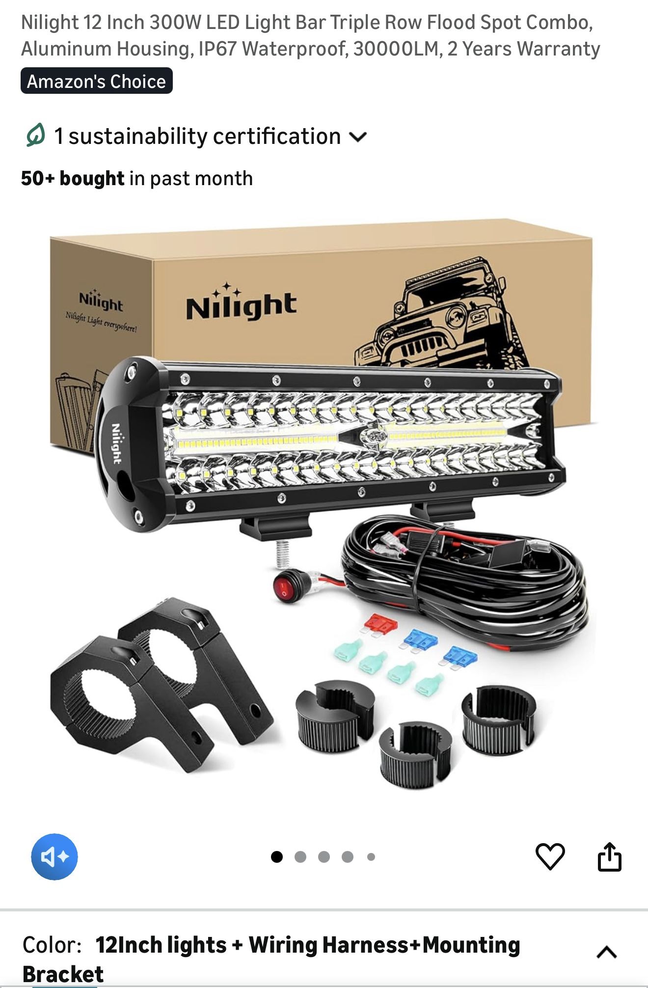 2 Dirt Bike Light Bars 