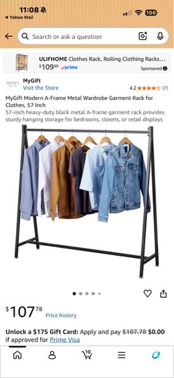 Heavy Duty Clothes Rack from Amazon