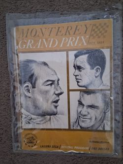 1964 Laguna seca program