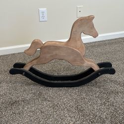 Wood Rocking Horse 