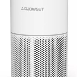 AIRJOWSET Air Purifier, Large Room,  True HEPA H13 4-Stage Filter System