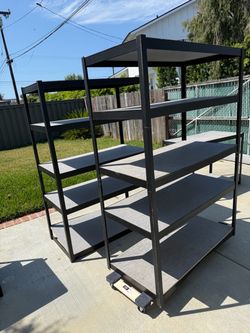 5 tier Storage shelving and laundry table