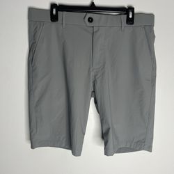 Greyson Montauk Golf Shorts Mens 34 Grey Performance