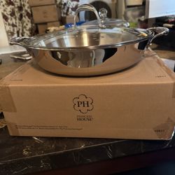 Princess Meritage® Tri-Ply Steiniess Steel 14* Sear Pan 10831