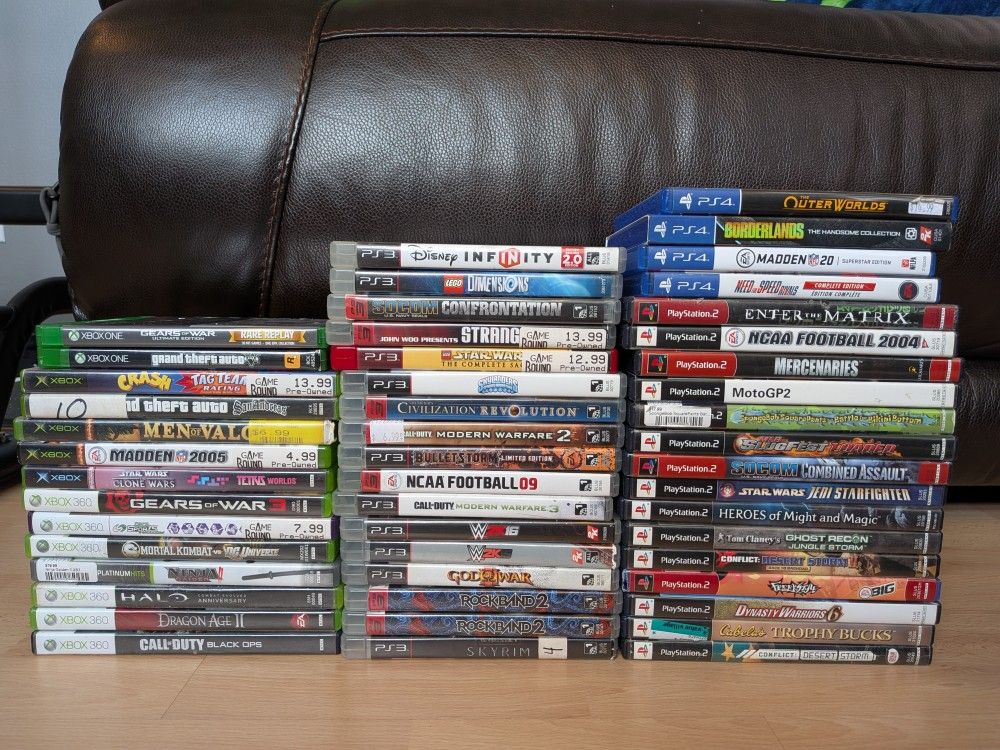 Game Cases With Manuals