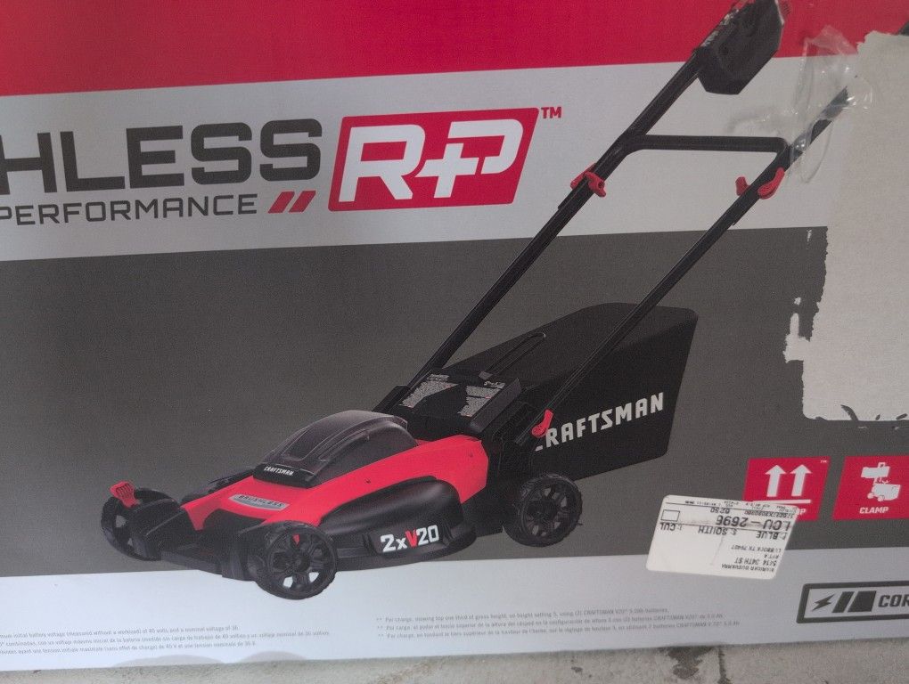 Craftsman 20" Cordless Mower 20v