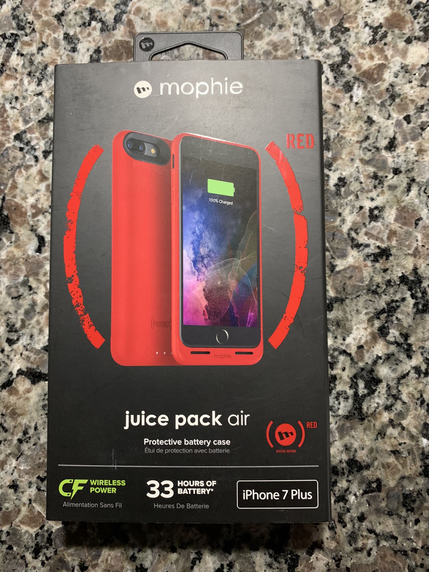 Mophie Juice Pack Air for iPhone 7 Plus (RED)