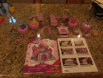 Birthday cake topper kit princess