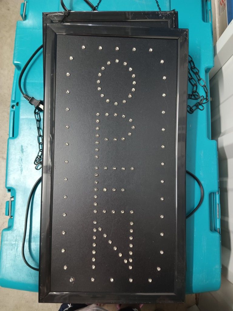 Business Open Electronic Sign Like New