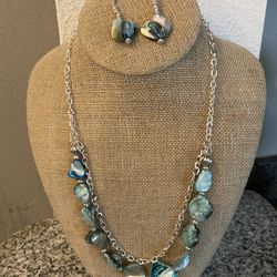 Natural Stones Necklace Set