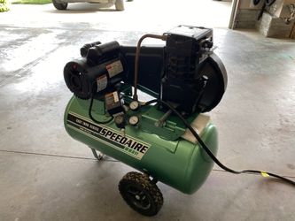 Speedaire 13 Gallon Air Compressor - Cast Iron Tank