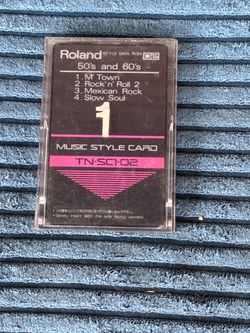Roland TN-SC1-02 "50's and 60's" Music Style Data ROM Card