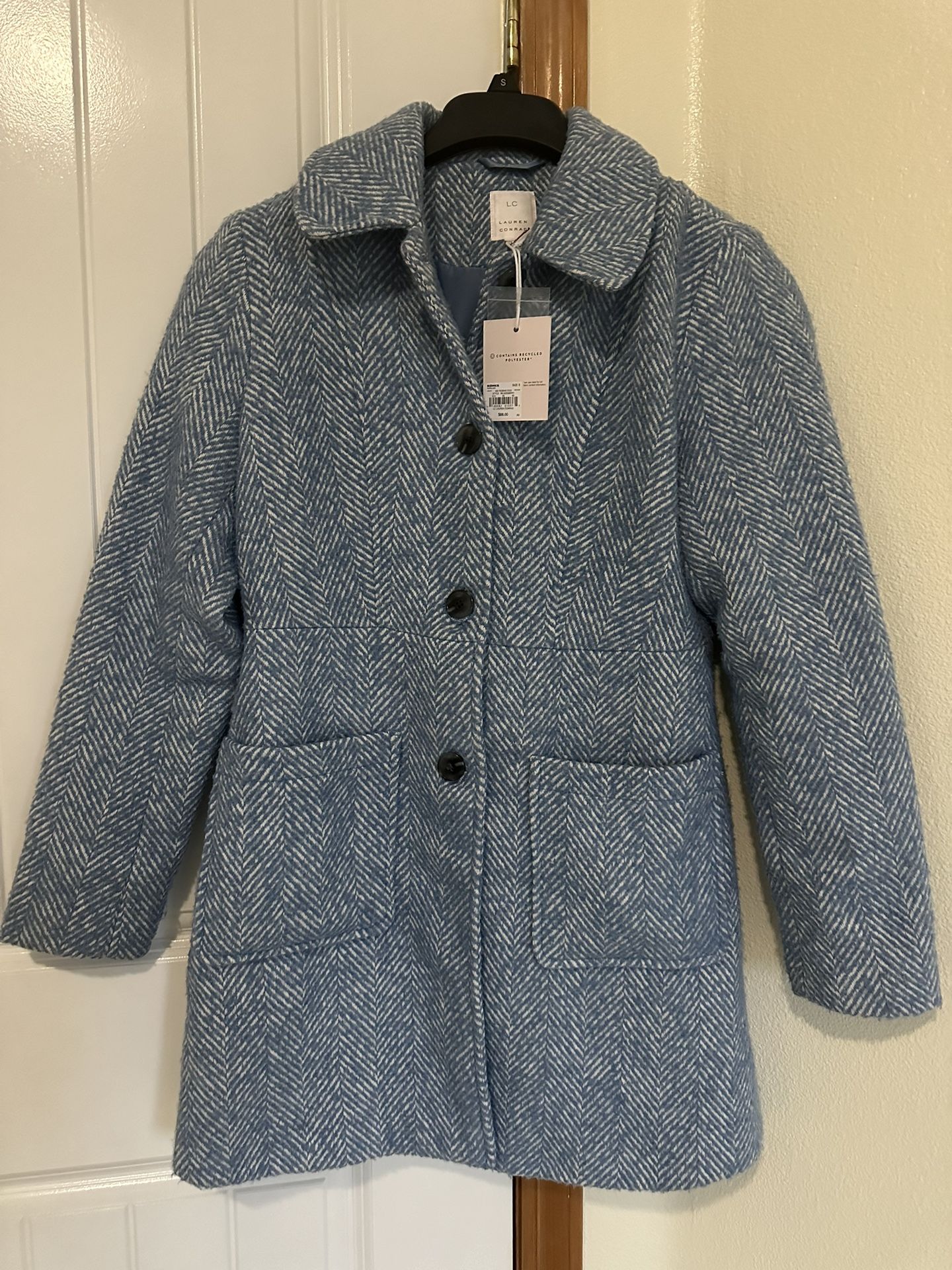Brand new beautiful winter Lauren Conrad wool coat S