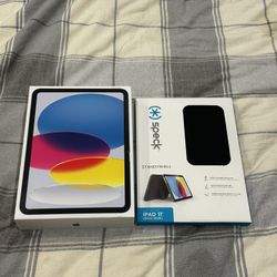 Brand new open box IPad a16 blue 128 gb WiFi Only