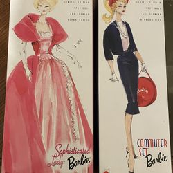 1959 & 1999 Commuter and Sophisticated Barbie Dolls