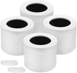 4 PackCore Mini Replacement Filter Compatible with LEVOIT Core Mini Air Purifier
