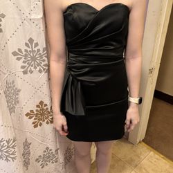 Black Strapless Dress