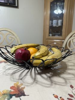 Black Fruit Bowl