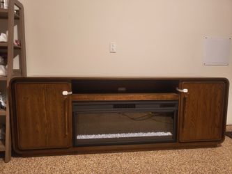 84" Fireplace with TV stand