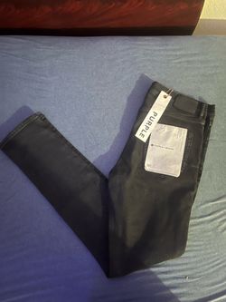 Purple Brand P001 Black Coated Jeans Size 32