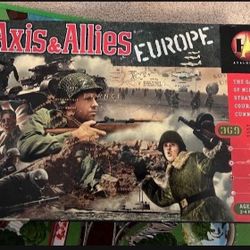 Vintage Axis & Allies Europe Military Board Game