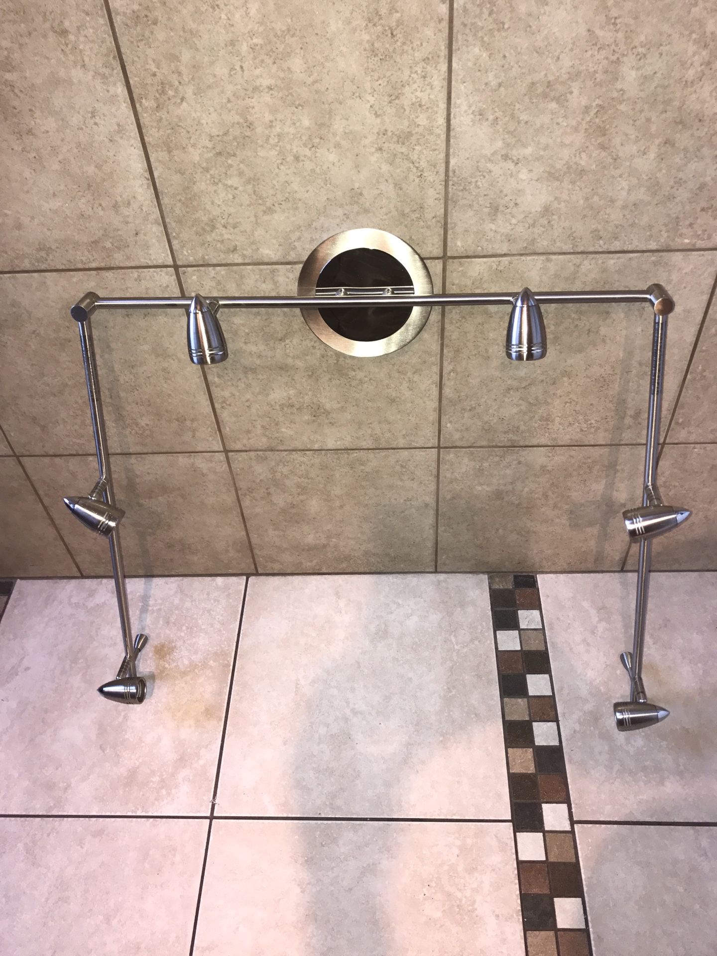 Vanity bath light fixtures LED STAINLESS STEEL