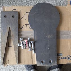 ShootSteel AR500 Firearm Popper Target - 16" X 8" and 3/8" Thick