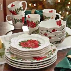 Vajilla Elegante Navidad 