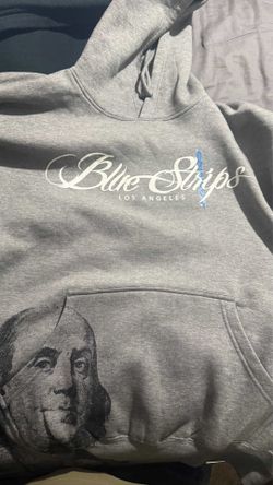 Bluestips/sdl hoodie el chapo on the back XL