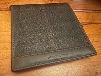 Burberry Dark Brown Leather Wallet (Men's Bifold) - Mint