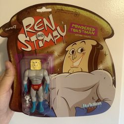 Ren And Stimpy Toastman W/ Kitten 