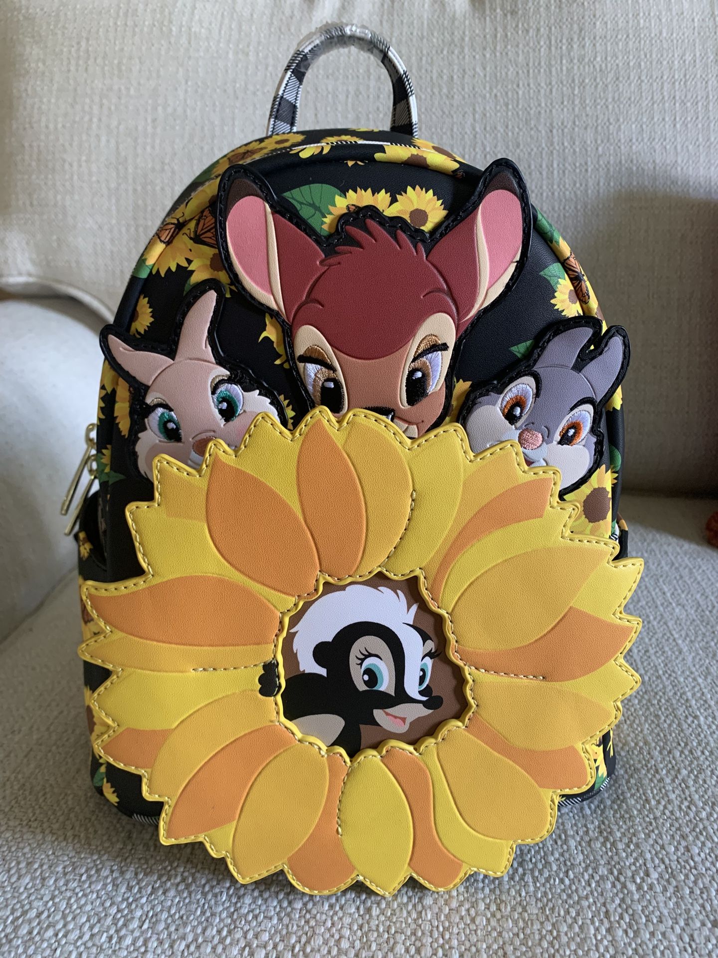 Loungefly Disney Bambi Sunflower Friends Mini Backpack