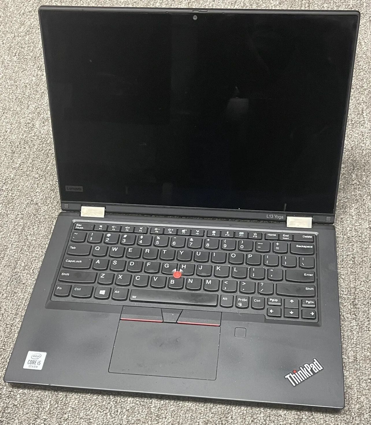 Lenovo Thinkpad L13 Yoga 13” Laptop For Parts -i5 10th Gen, 8GB RAM, No SSD