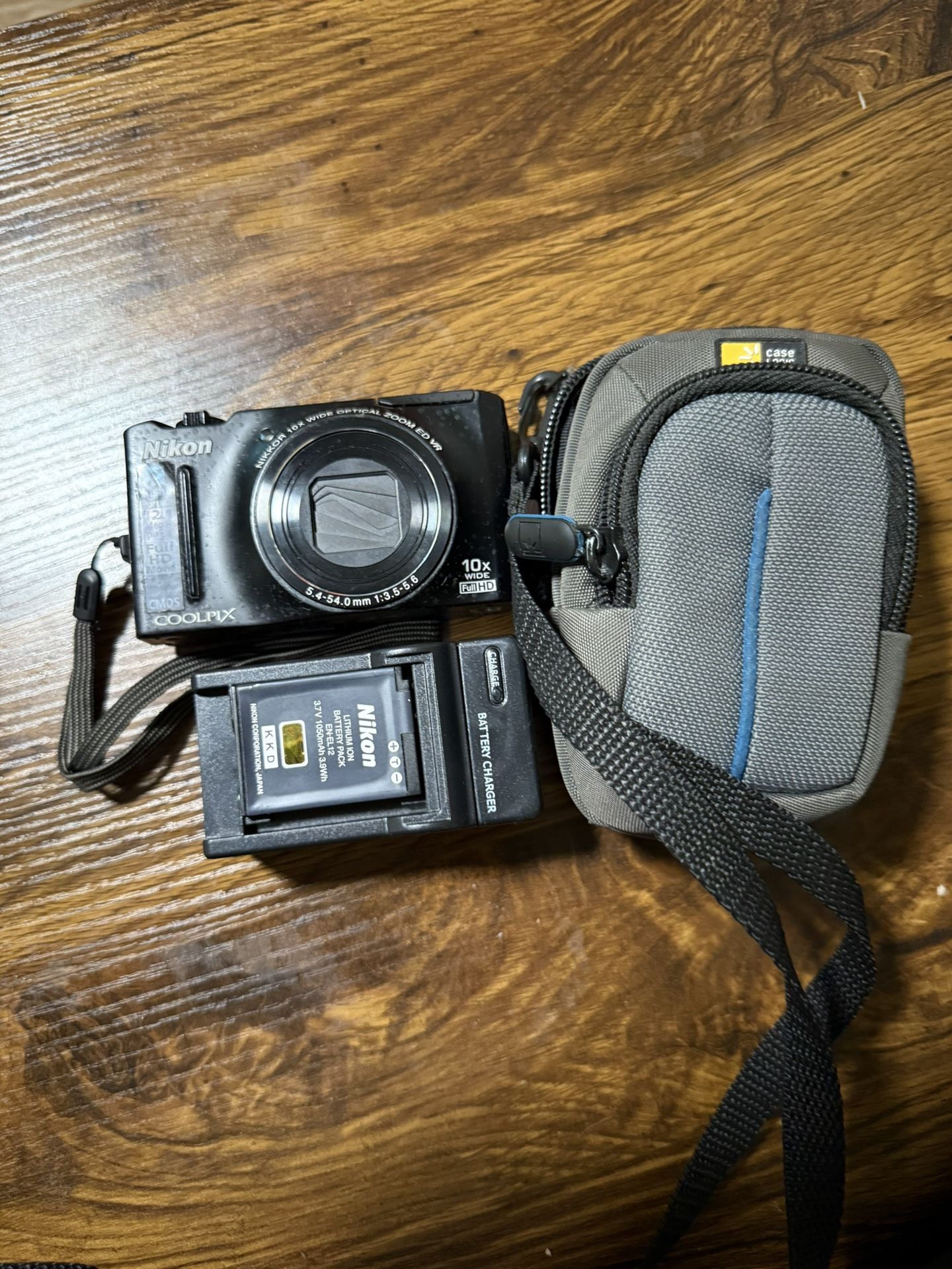 Nikon Coolpix S8100 12.1MP Digital Camera w/10x Zoom Black Tested And Works