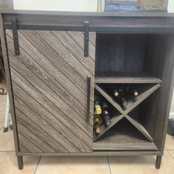 Accent Cabinet With Wine Holder