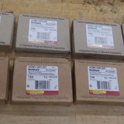 8PCS SQUARE D HOMELINE HOM115PCAFI HOM115PCAFIC 15A PLUG ON NEUTRAL AFCI. NEW 
