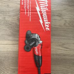 Milwaukee 7 Amp Corded 4-1/2 in. Small Angle Grinder with Sliding Lock-On Switch