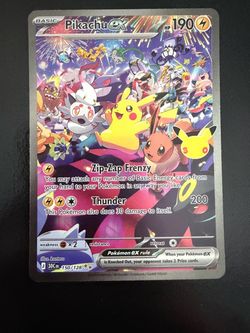 Pikachu EX 150/128 30th celebration Pokemon