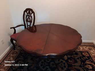 Mahogany Table Set