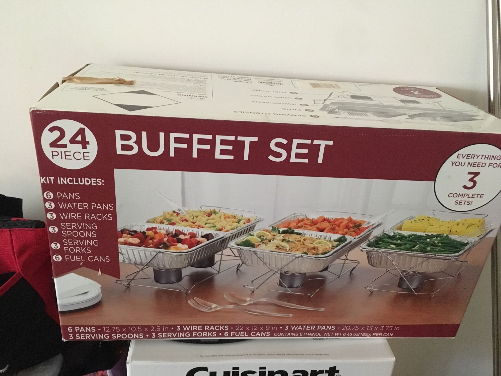 Buffet Set with Water Pans