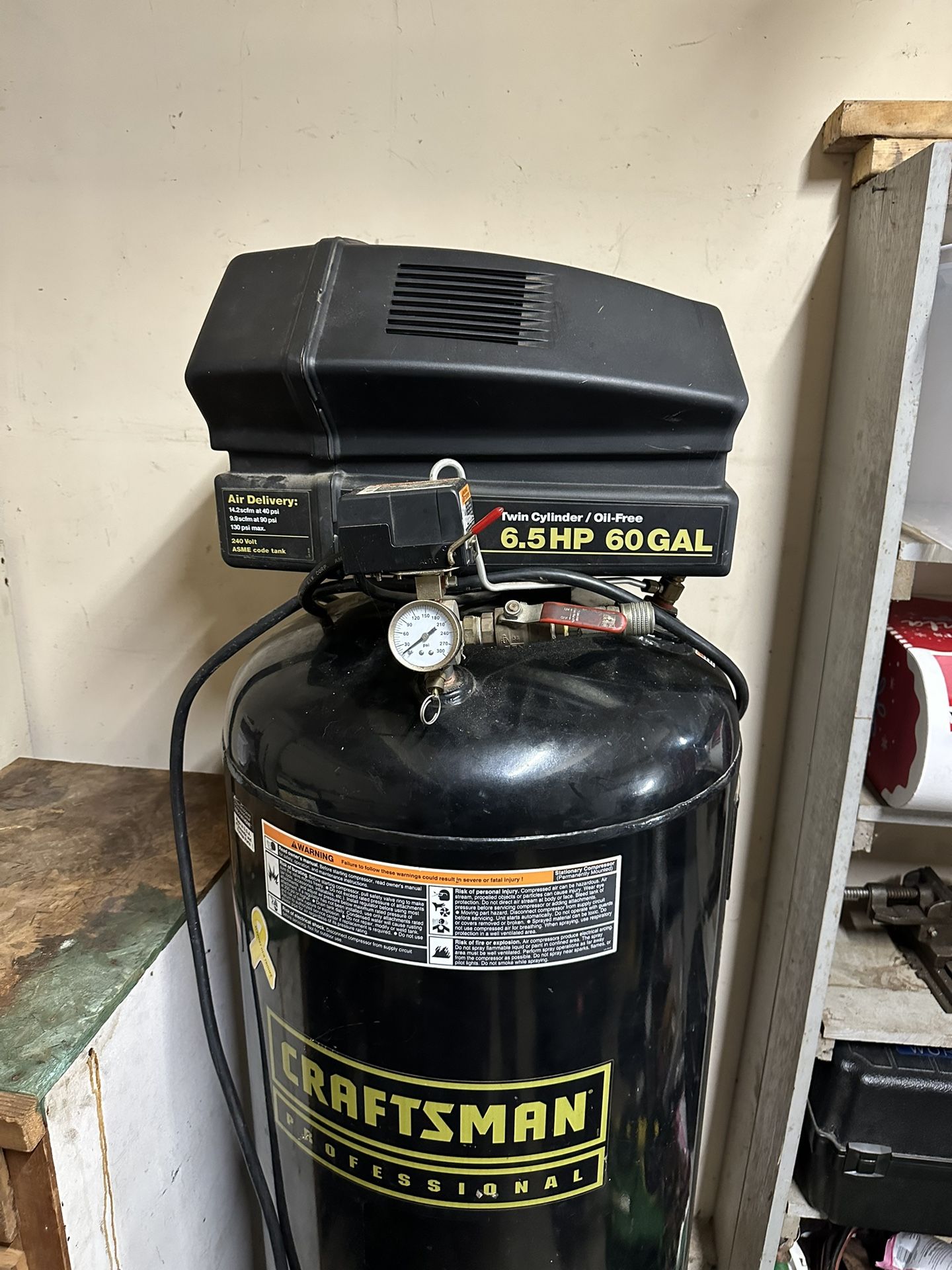 Craftsman 60 Gallon Air Compressor
