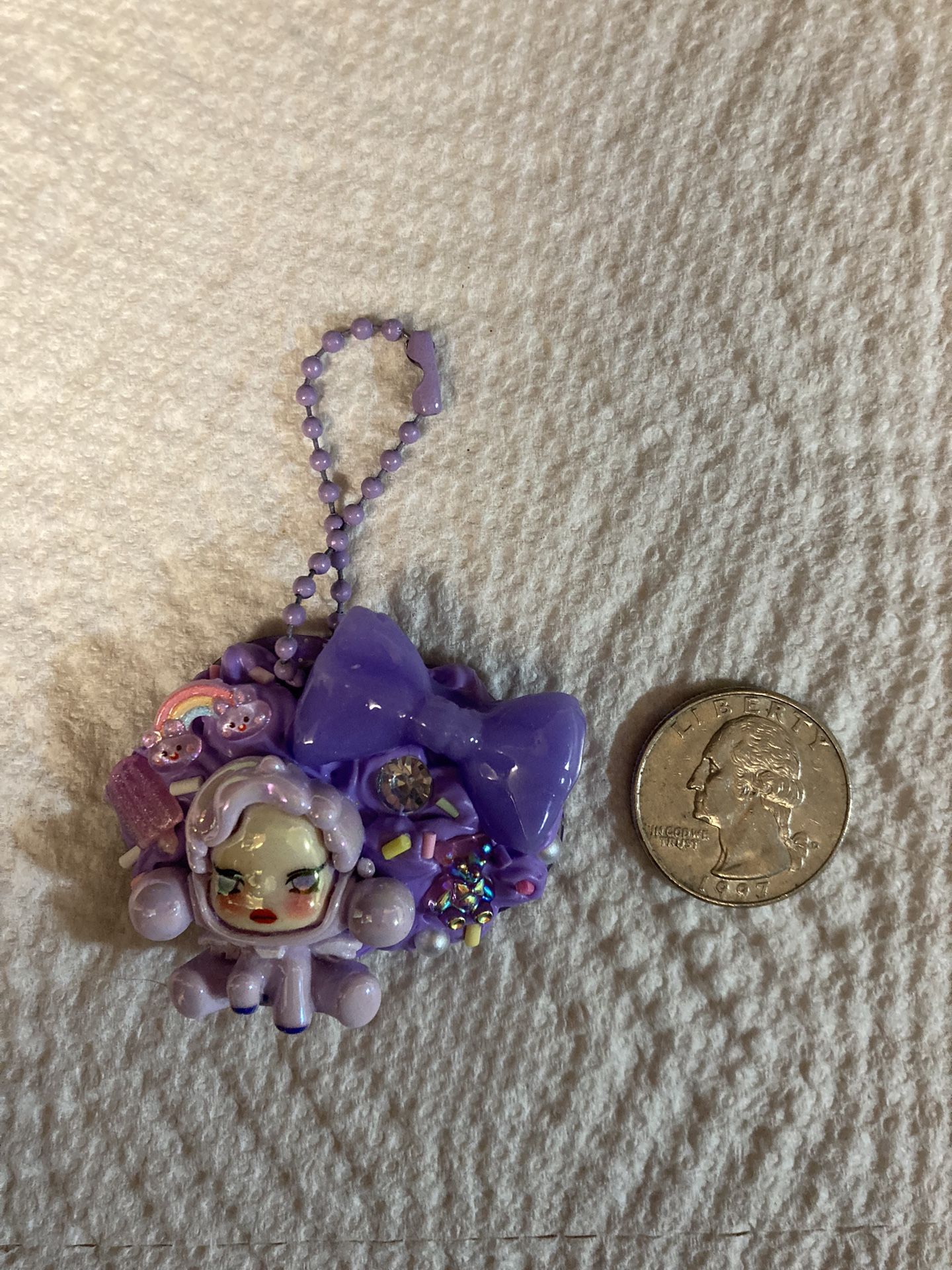 Skull Panda Backpack Tag/keychain