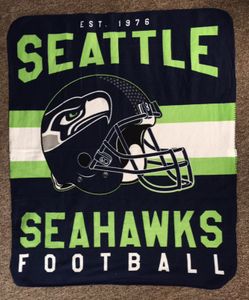 SEATTLE SEAHAWKS FLEECE BLANKET 50"x 60"